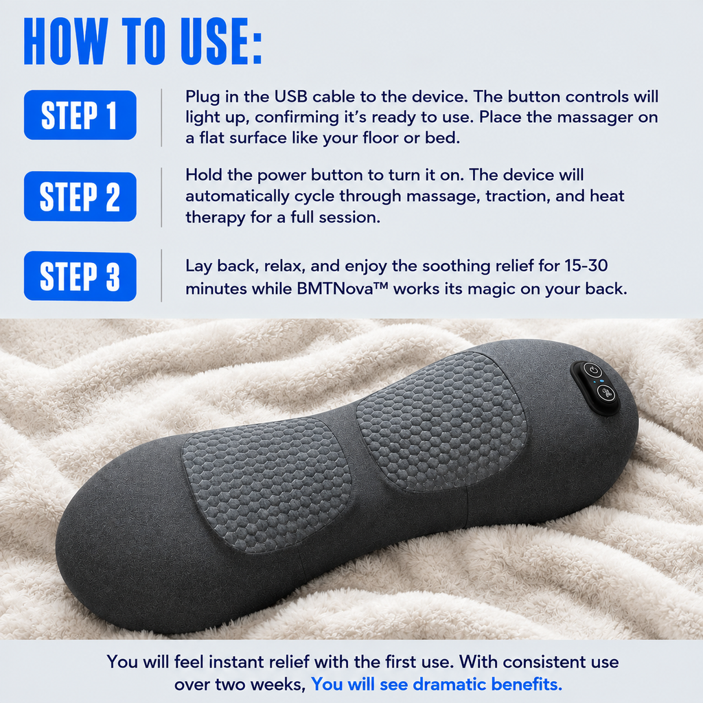 BMTNova™ – Triple Fusion Back Massager