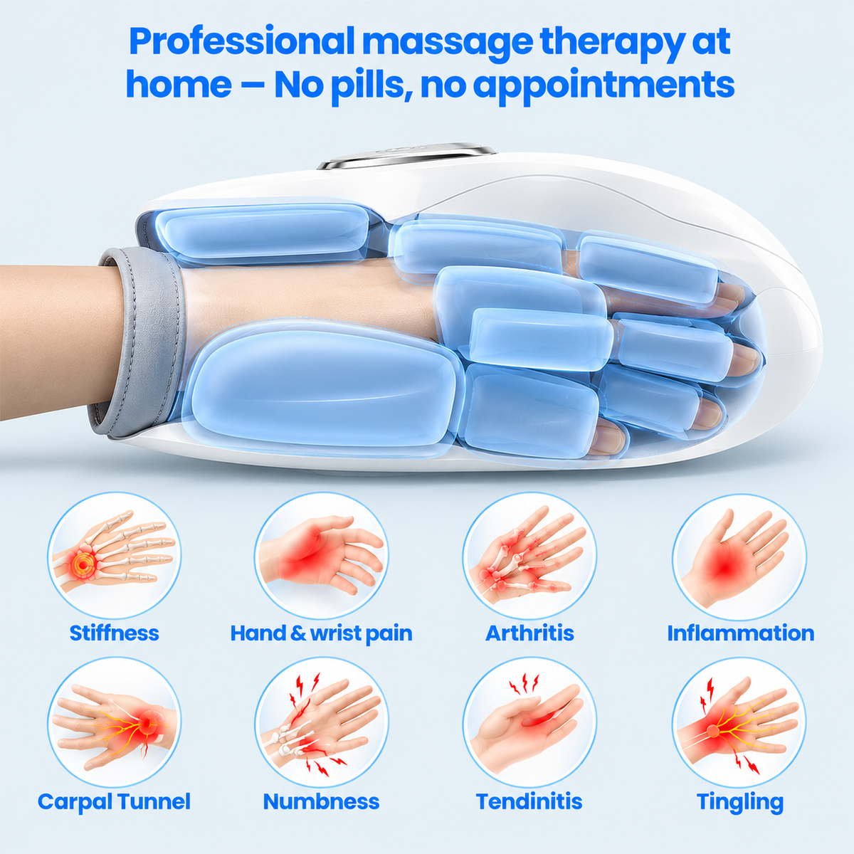 BMTNova™ 3-in-1 Hand Massager