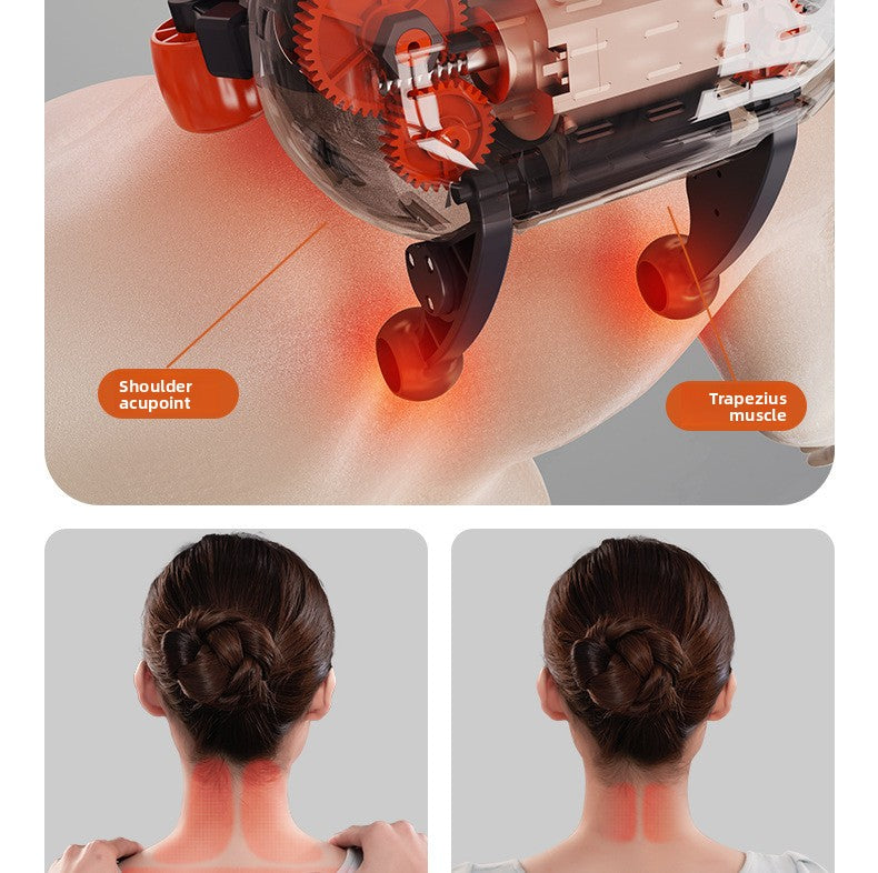 Kneading massage heads