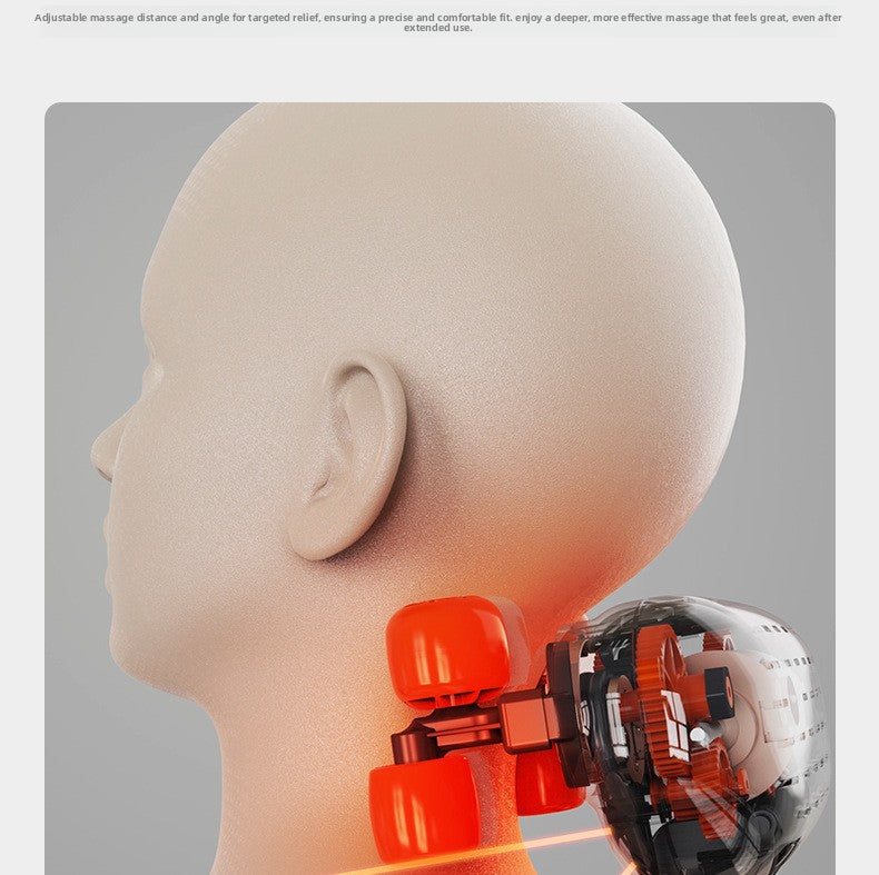 Massager on the neck